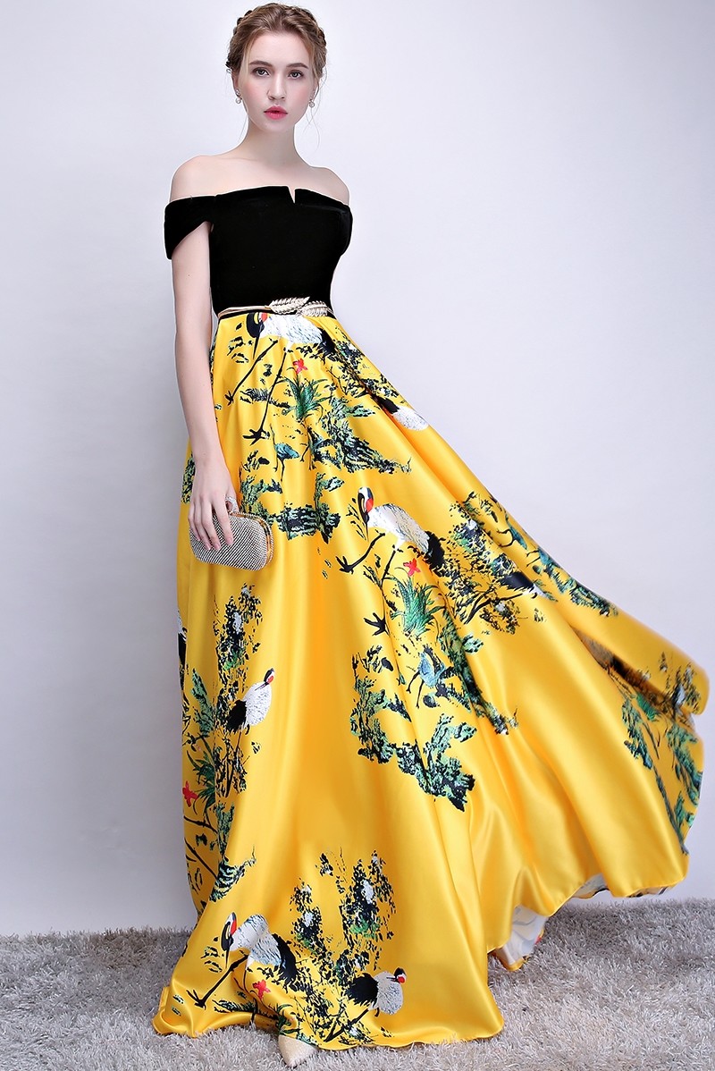 Yellow Evening Dresses